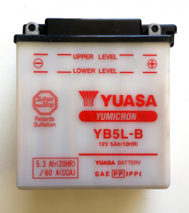 BATTERIA YUASA YB5L-B 12 VOLT
