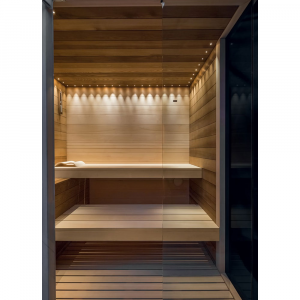 Finnish sauna in wood Ash Evolution Stenal