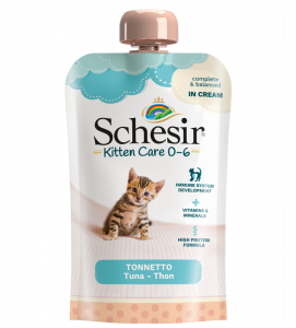 Schesir Cat - In Cream - Kitten - 150g x 6 buste