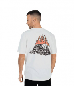 T-Shirt Volcom Zombie White