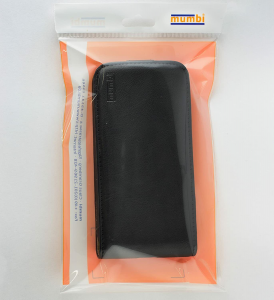 Mumbi PREMIUM Custodia in vera pelle compatibile con Nokia Lumia 830, nero