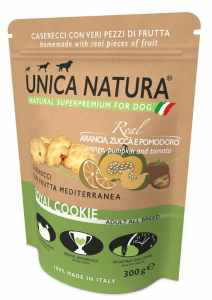 Gheda | Unica Natura - Biscotti Per Cani arancia zucca e pomodoro 0,300g