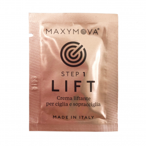 Step 1 Loción LIFT - 5 sobres monodosis de 1,5 ml para tratamiento de laminación de pestañas y lifting de cejas. Maxymova®