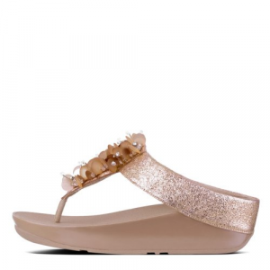 Fitflop - BOOGALOO TM TOE POST ROSE GOLD es