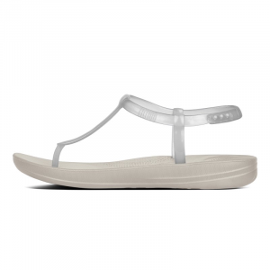 Fitflop - iQUSION SPLASH PEARLISED - BACK-STRAP SANDALS - URBAN WHITE es