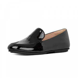 Fitflop - LENA PATENT LOAFERS ALL BLACK CO