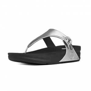 Fitflop - Superjelly TM metallic silver mirror