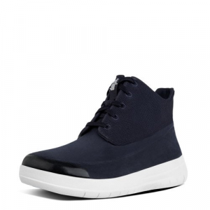 Fitflop - SPORTY-POP TM SOFTY HIGH-TOP SUPERNAVY SUEDE