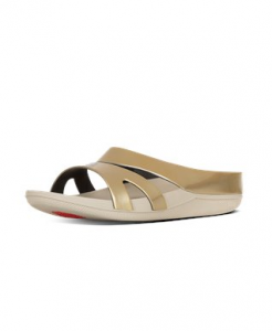 Fitflop - WELLJELLY TM Z-SLIDE SANDAL GOLD RUBBER