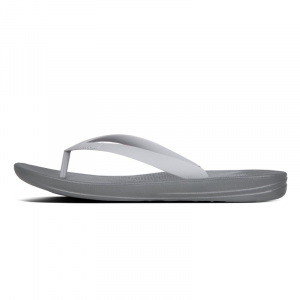 Fitflop - IQUSHION FLIP FLOPS -  GREY/GREY