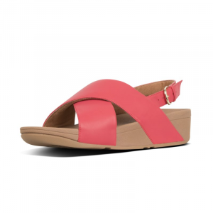 Fitflop - LULU TM CROSS BACK-STRAP SANDALS LEATHER PASSION RED