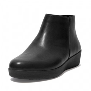 Fitflop - SUMI LEATHER ANKLE BOOTS ALL BLACK