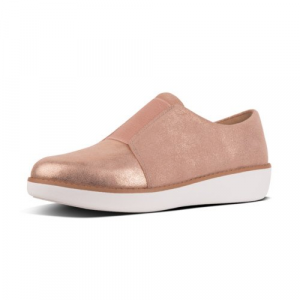 Fitflop - LACELESS DERBY GLIMMERSUEDE APPLE BLOSSOM
