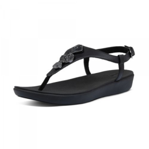Fitflop - LAINEY CIRCLE TOE THONGS BLACK