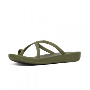 Fitflop - iQUSION WAVE SLIDES - AVOCADO es