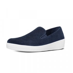 Fitflop - SUPERSKATE TM PERF MIDNIGHT NAVY SUEDE