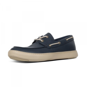 Fitflop - LAWRENCE BOAT SHOES MIDNIGHT NAVY CO