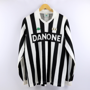 1992-93 Juventus #7 Di canio Kappa Danone Match Worn Shirt