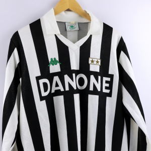 1992-93 Juventus Maglia #7 Di canio Kappa Danone Match Worn
