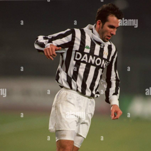1992-93 Juventus Maglia #7 Di canio Kappa Danone Match Worn