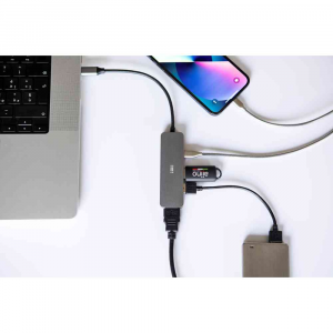 Aiino - Essential Hub 4 in 1 per MacBook e iPad - grigio siderale