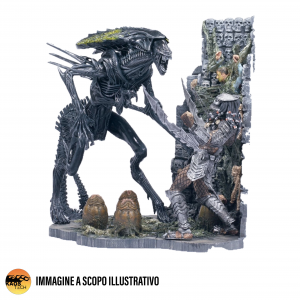 Alien vs Predator: ALIEN QUEEN VS PREDATOR [Diorama] (Loose) by McFarlane