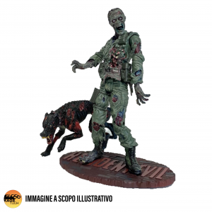 Resident Evil: Code Veronica: ZOMBIE SOLDIER WITH CERBERUS DOG (Loose) by Palisades