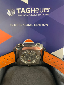 TAG Heuer Monaco Gulf CAW211R Limited Edition Steve McQueen Stickers!