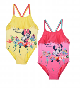 Costume mare piscina bambina bimba Disney personaggi cartoni intero MINNIE - ET0044 