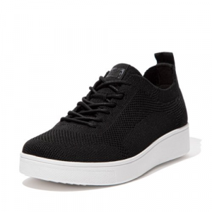 Fitflop - RALLY TONAL KNIT SNEAKERS BLACK