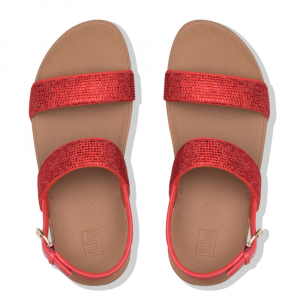 Fitflop - LOTTIE SHIMMERCRYSTAL BACK-STRAP PASSION RED