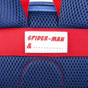 Zaino Spiderman con Tasca a Rete, Spalline Ergonomiche, Fasce Regolabili, Dettagli Riflettenti - Licenza Ufficiale Marvel