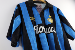 1992-93 Inter Maglia #9 Schillaci Umbro Match Worn 