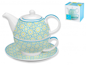 H&h Tea For One Porcellana Full Decoration F