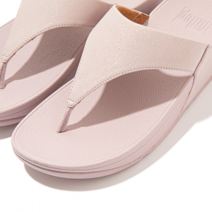 Fitflop - LULU SHIMMER TOE-POST SANDALS SOFT LILAC