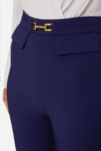 Skinny Trousers with Flaps and Clamp Accessory