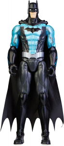 Dc Comics - Personaggio Batman in scala 30 cm con armatura Tech Azzurra e decorazioni originali, man