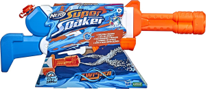Nerf Super Soaker, soaker Twister, 2 getti d'acqua incrociati, lancio con azione a pompa, divertimen