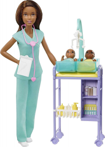Barbie - Carriere Playset Pediatra con Bambola e Accessori