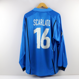 1999-00 Napoli Maglia #16 Scarlato Nike Match Worn COA