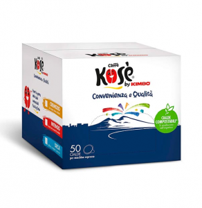 Decaffeinato Kosè by Kimbo - Confezione con cialde compostabili