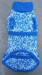 MAGLIONCINO invernale lana e ciniglia melange colore azzurro taglia 33