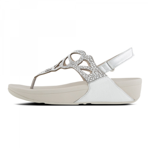 Fitflop - BUMBLE CRYSTAL TM SANDAL SILVER es