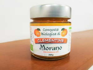 Organic compote of clementines