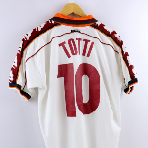 1998-99 Roma Maglia #10 Totti Away Diadora M (Top)