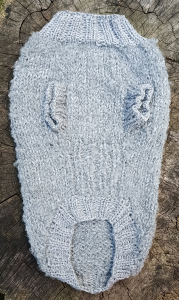 MAGLIONCINO invernale lana bouclè colore grigio taglia 32