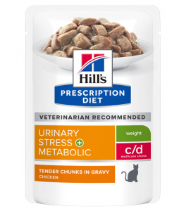 Hill's - Prescription Diet Feline - c/d Urinary Stress + Metabolic - 85g x 12 buste