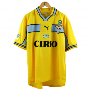 1998-99 Lazio Maglia Away #26 Baronio Puma Match Worn COA