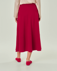 Donna Abbigliamento da Gonne Minigonna in raso stretch a stampa otticaDIESEL in Cotone di colore Rosa 