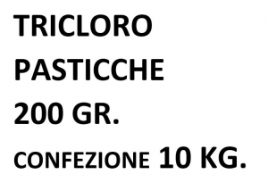 TRICLORO PASTIGLIONI BLISTERATO 200gr. 